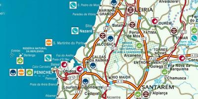 Mapa turístico de Portugal - download gratuito para smartphones, tablets e  sites
