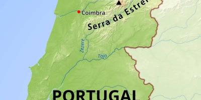Portugal mapa turístico - mapa Turístico de Portugal (Europa do Sul -  Europa)